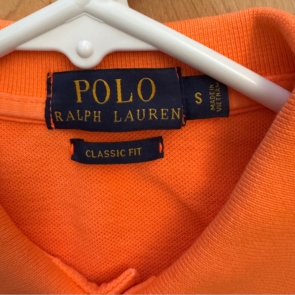 Ralph Lauren Vibrant Orange Polo Shirt 👕